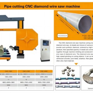 Wire Saw Machine For GRP Pipe Cutting