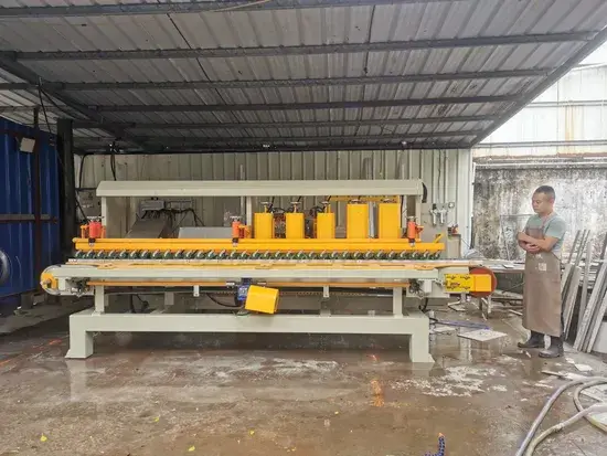 Texas Countertop Fabrication Facility using Horizontal Edge Polisher