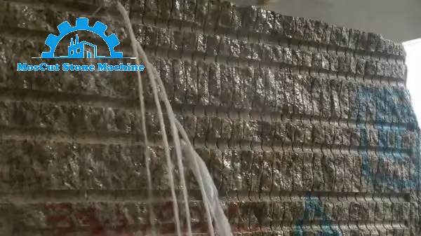 Blocks Cut by Hydraulic cutter